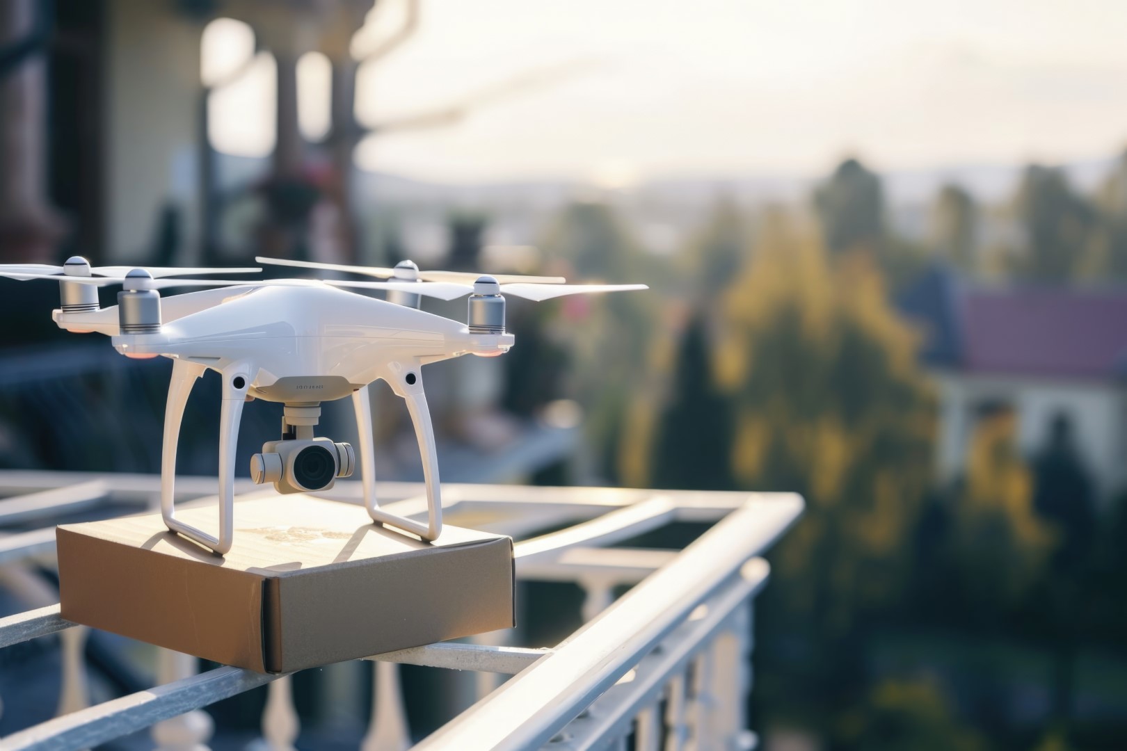delivery-robot-futuristic-environment